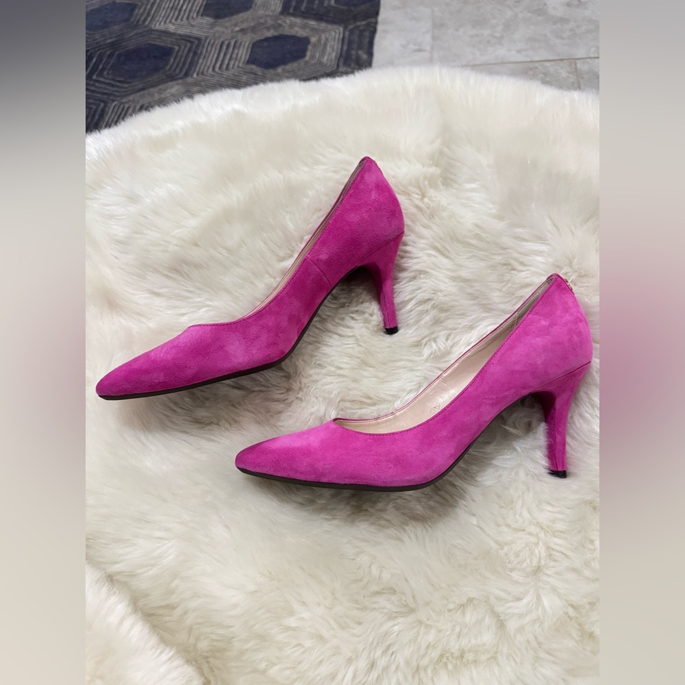 Cole Haan Pink Suede Heels